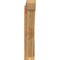 Ekena Millwork Traditional Slat Rough Sawn Outlooker, Western Red Cedar, 8"W x 42"D x 42"H OUT08X42X42TRA06RWR - alternate 3